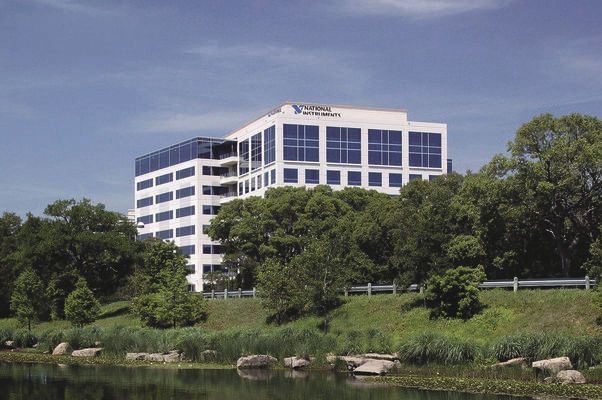 Home Plate: Der erste Bauabschnitt des Firmencampus im Norden von Austin wird fertiggestellt. (Bilder: National Instruments)