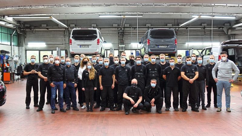 Das Team von Neils & Kraft macht einen richtig guten Job. Das belegt auch das akutelle Ranking beim „5 Star Rating“ des Herstellers.(Bild:  Rosenow/»kfz-betrieb«)