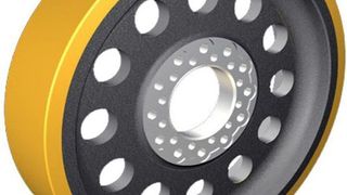 Flurförderzeuge und Regalbediengeräte sind häufig mit Vulkollan-bereiften Rädern bestückt. Angesichts der wachsenden Anforderungen an das Material muss das hochwertige Elastomer jedoch ständig weiterentwickelt werden. Bild: Räder-Vogel (Archiv: Vogel Business Media)