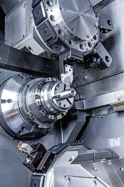 Die Drehmaschine Index C100 wurde mit dem Abstechsystem 940 bestückt, das die bisherigen Stechschwerter ersetzt. (Bild: Horn)