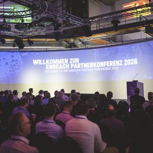 250 Enreach-Experten, Partner und Reseller kamen ins Oktogon der Zeche Zollverein nach Essen zum Partnertag 2026.(Bild:  Studio Fritsch)