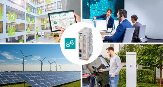 Durch offene Schnittstellen lässt sich Charx control modular nahtlos in Smart Grids, Gebäudeleittechnik und Backendsysteme integrieren.(Bild:  Phoenix Contact)