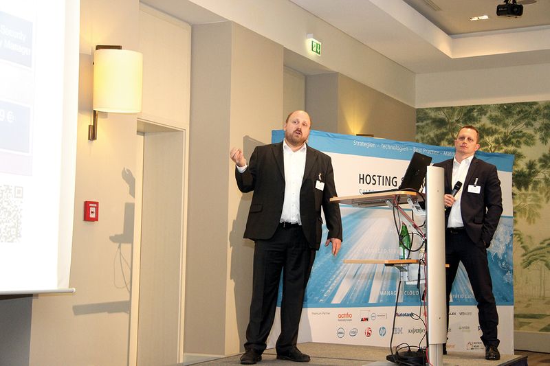 Carsten Schwab, Tech Data Azlan, interviewte Burkhard Noltensmeier, Inhaber Teuto.net, zum Thema IBM Linux on POWER8 in der Cloud – Vorteile für MSPs… (Bild: Vogel IT-Akademie)