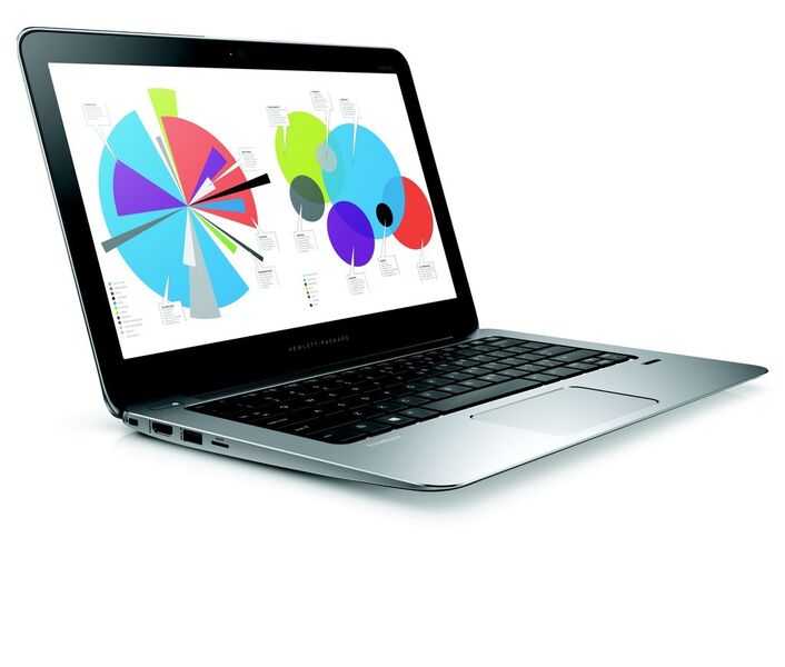 Das HP EliteBook Folio 1020 ist ein Gerät der Business-Klasse mit 12,5-Zoll-Full-HD-Display, 8 GB RAM sowie SSDs mit bis zu 256 GB. Angetrieben wird es von Intels neuer Core-M-Plattform. (Bild: HP)