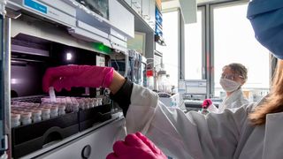 RNA-Chemie: Arbeiten in der Carell Group (Bild: LMU)