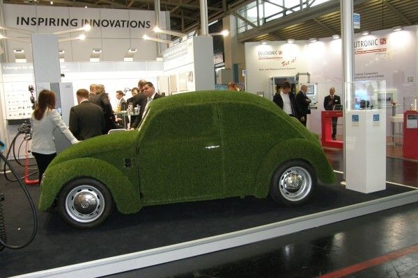 So grün war der Käfer noch nie (Bild: Thomas Kuther)