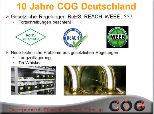 10 Jahre COG Deutschland: Infos, rund um Obsoleszenz (Bild: COG)