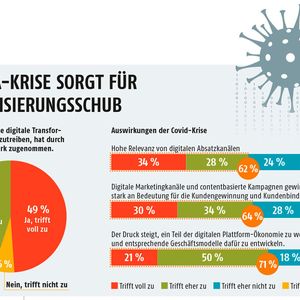Corona verändert die Industrie(Bild:  PROCESS; Quelle: Lünedonk®-Markensegmentstudie 2020: Der Markt für Digital Experience Services)