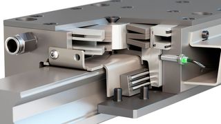 Geöffnet wird die pneumatische Roba-Guidestop mit Druckluft von 20 bar bis 30 bar. (Mayr Antriebstechnik)
