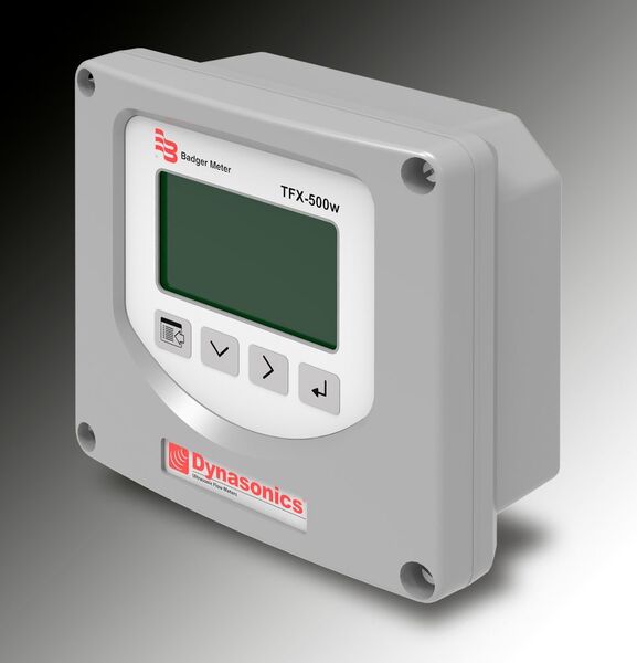 The Dynasonics TFX-500w Ultrasonic Clamp-on Flow Meter from Badger Meter is ideal for users requiring a high level of applicability, functionality, economy and performance. (Badger Meter)