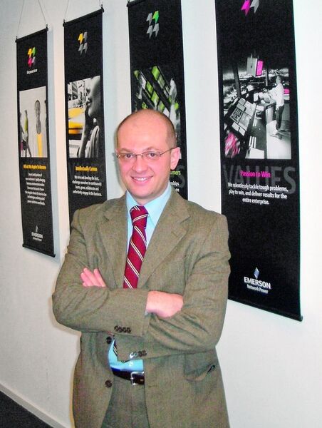 Michele Martiradonna, DPG Sales Manager bei Emerson Network Power (Archiv: Vogel Business Media)