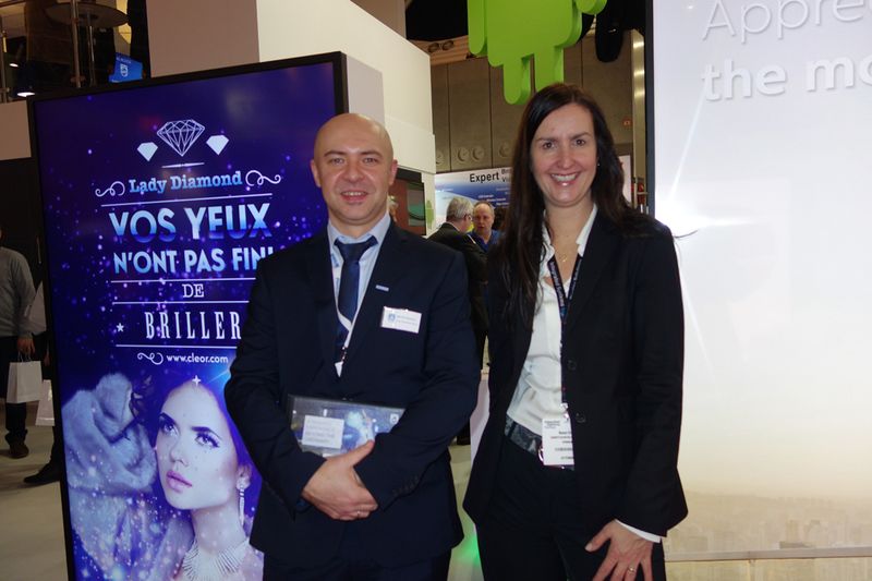 Martin Kostorz, Philips Professional Displays, und Beate Elsen, Computacenter (Bild: IT-BUSINESS)