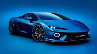 This is the new Lamborghini Temerario, scheduled to be released next year. To manage its super performance, it needs the right tires. Bridgestone has these in its lineup—and developed them virtually. (Image:Automobili Lamborghini S.p.A.)