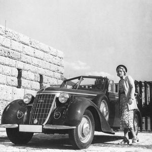 Die Marke Wanderer seht für einen der vier Auto-Union-/Audi-Ringe. Hier ein W52 Cabriolet mit 2,6-Liter-Reihen-Sechszylindermotor das von 1937 bis 1941 gebaut wurde. (Foto:  Audi)