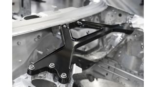 Magnesium-Domstrebe im aktuellen Audi A8. (Bild: Audi)