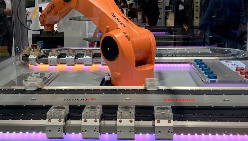 Neues aus der Antriebstechnik auf der SPS in Nürnberg.(Bild:  Stefanie Michel)