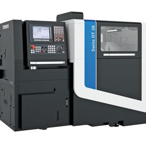 Das neue Drehzentrum DT 26 von Tornos, robust und hochgenau und optimiert auf hohe Produktivität.