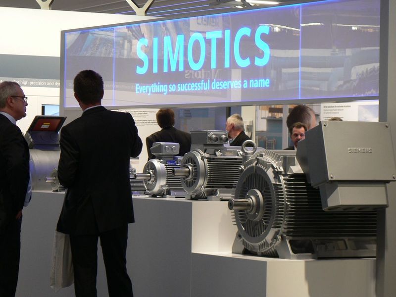 Siemens präsentierte den neuen Namen der Motorenfamilie. (Archiv: Vogel Business Media)