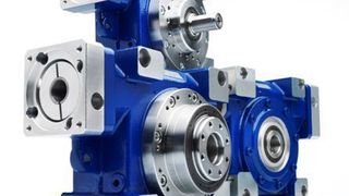 V-Drive-Servo-Schneckengetriebe sind rundum energieeffizient. Über die spezielle Hohlflankenverzahnung ist eine Übertragung von bis zu 50% mehr Drehmoment möglich.  Bild: Wittenstein alpha (Archiv: Vogel Business Media)