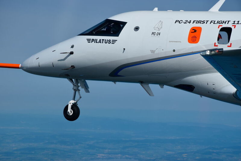 Der PC-24 spult sein Testprogramm suverän ab. Gemäss Pilatus Aircraft wird der PC-24 seine angekündigten Leistungsdaten übertreffen. (Pilatus Aircraft)
