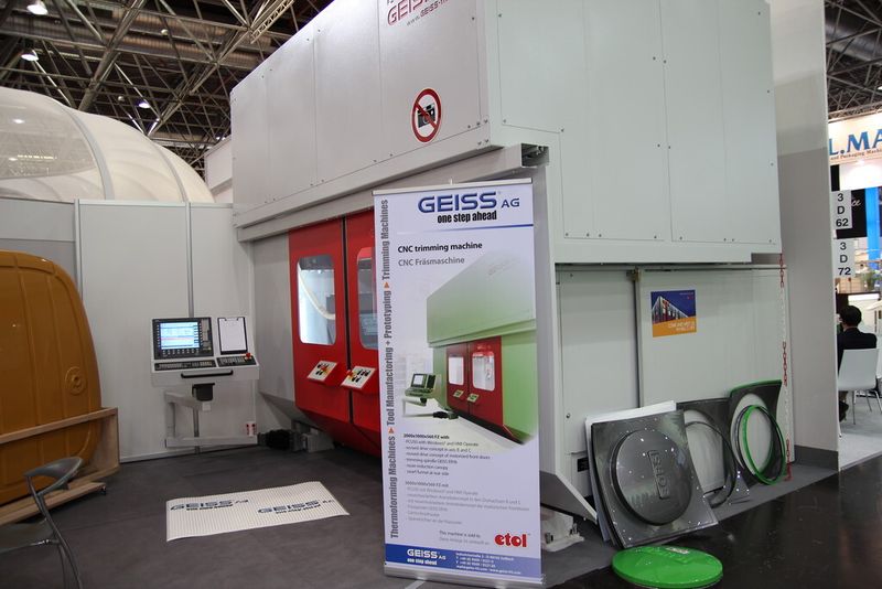 Die Geiss-Fräsmaschine bietet einen Arbeitsbereich von 2000 mm x 1000 mm x 560 mm und wird mit PCU50 mit Windows7 und HMI Operate geliefert.---Diese hier hatte schon einen Abnehmer gefunden... (Bild: Königsreuther)