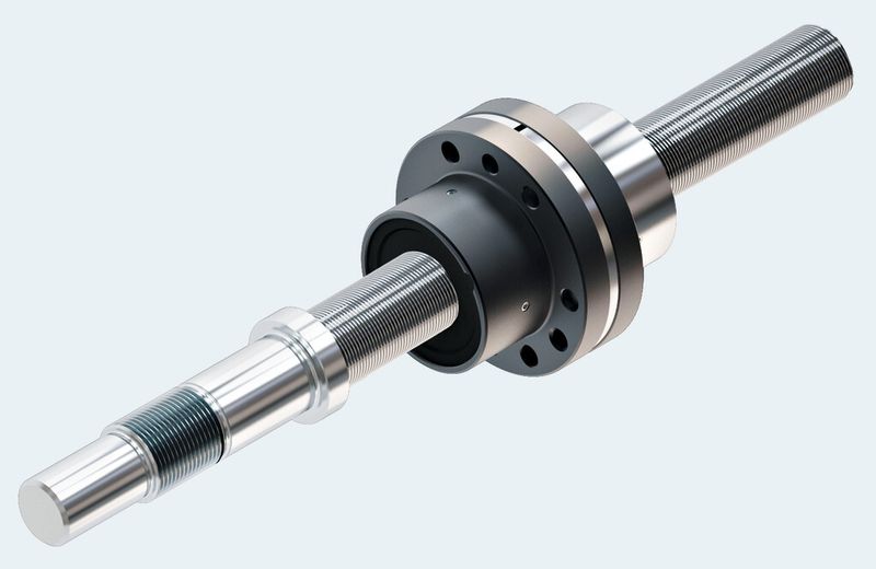 Bild 7: Die Planetengewindetriebe von Rexroth ermöglichen höhere statische und dynamische Tragzahlen. (Bild: Bosch Rexroth)