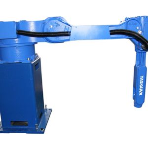 Der 6-achsige Hochgeschwindigkeitsroboter zeichnet sich durch eine sehr kompakte Bauweise, höchste Dynamik und außergewöhnliche Genauigkeit aus.