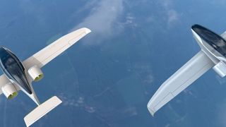 Das Elektro-Flugzeug E-Fan 2.0 von Airbus soll mit 120 Lithium-Polymer-Akkus eine Flugzeit zwischen 45 bis 60 Minuten ermöglichen. Die Version 4.0 ist bereits in der Entwicklung. (Airbus Group)