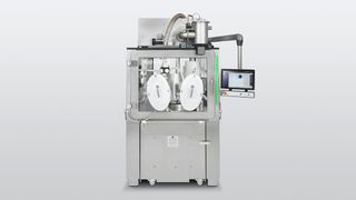 Modu-C CS: Kapselfüllmaschine mit einer Leistung von 43.500 Kapseln in der Stunde.  (Bild: Harro Höfliger)