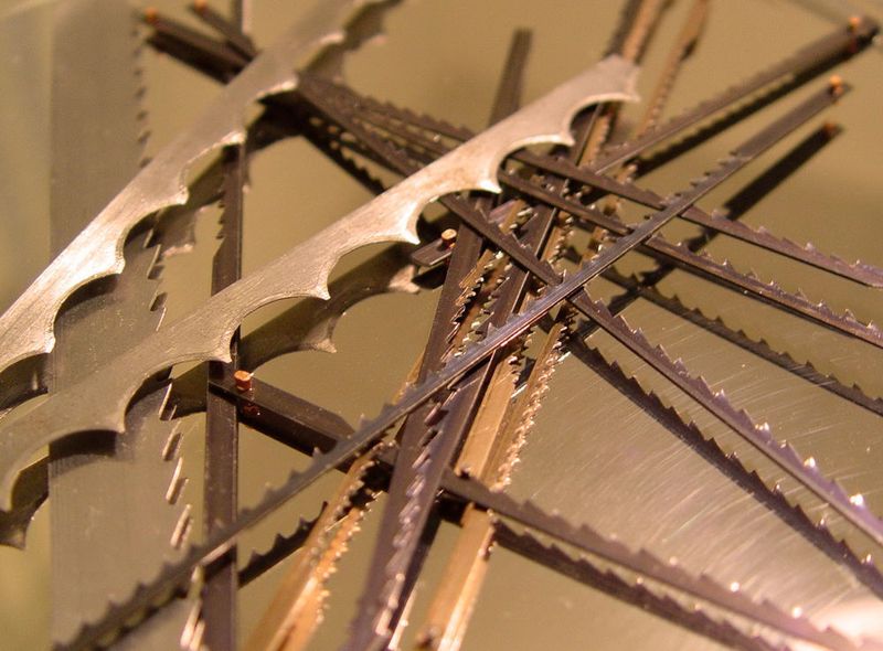 Diese Sägeblätter fertigt ein Kunde aus dem gelieferten Bandstahl. (Bild: Cobra)