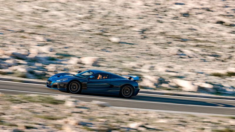 Pro Achse arbeiten zwei Motoren. (Bild: www.KL-photo.com/Rimac)