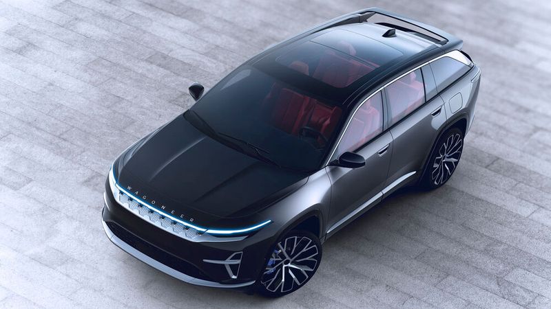 Der Wagoneer S soll Ende 2024 zunächst in den USA starten.  (Bild: Jeep)