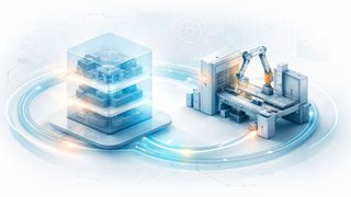 Symbolic image: Model-based design combines virtual system models with real machines and systems in order to simulate, validate and coordinate functions, control and software early on in the development process. (Image:Dall-E / AI-generated)