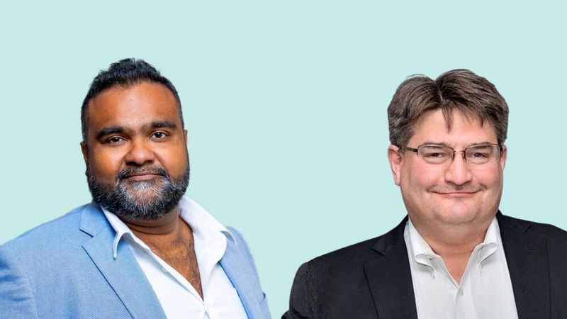 Gihan Munasinghe (l.) ist neuer Chief Technology Officer bei One Identity, Michael Henricks wird Chief Financial und Operating Officer.(Bild:  One Identity)