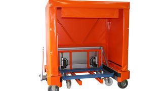 Der Routenzuganhänger „Fork“ ist eine flexible, robuste Lösung für innen und außen. (Jung)