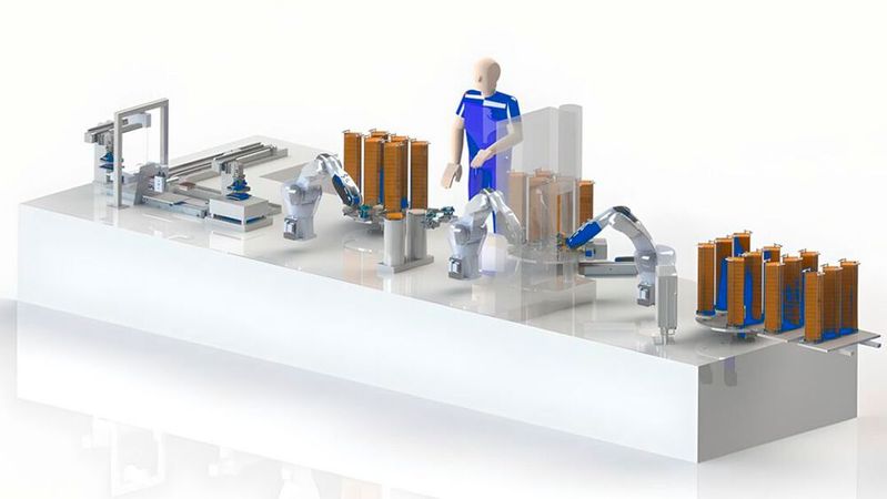 Mit dem neuen Projekt für die Fertigung deckt Comau nun laut eigenen Angaben die gesamte Wertschöpfungskette der Batterieherstellung ab, von der Zellformation bis zum Recycling am Ende der Lebensdauer.(Bild:  Comau)