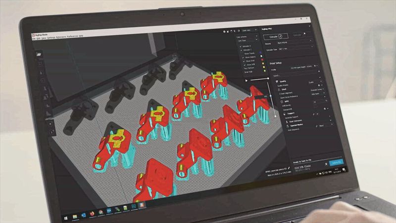 Vom Prototyping des Fensterrahmens in geringerer Auflösung bis hin zur Herstellung des hochwertigen Endprodukts erlaubte die Slicing-Software Blade freie Hand bei der Einstellung der Druckparameter. (Bild: BigRep)