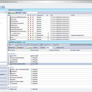 Über das Device Management weisen die zuständigen Mitarbeiter Zugriffsrechte auf Computer- und Benutzerebene zu.