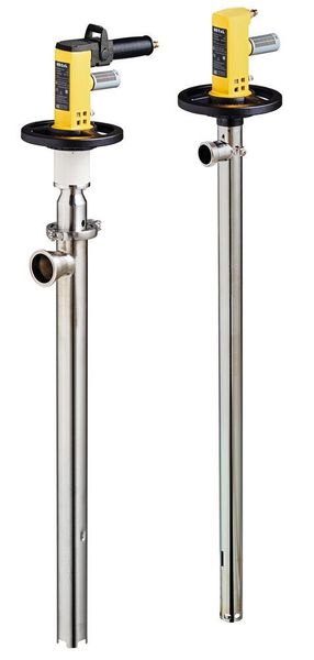 Der MD1xL eignet sich für den stationären Einbau und kann direkt über die Druckluftleitung angesteuert werden. Die stufenlose Regelbarkeit des Motors MD2xL ermöglicht eine sanfte und kontrollierte Abfüllung der Flüssigkeit und ist mit dem Komfortgriff auch für den mobilen und ortsveränderlichen Einsatz geeignet. (Lutz Pumpen)