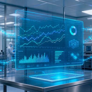 Die Software Cleanroom Trend Pro wertet nicht nur einzelne Messwerte aus, sondern führt unterschiedliche Datenquellen in einem einheitlichen Analysekontext zusammen. (Bild: KI-generiert)