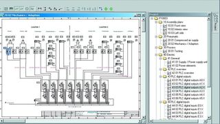 Pneumatische und elektrische Schaltpläne mit der Software FluidDraw Professional  (Bild: Festo)