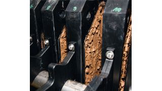 Organosolv-Lignin nach Fällung und Filtration auf der Filterpresse. (Bild: Fraunhofer CBP)