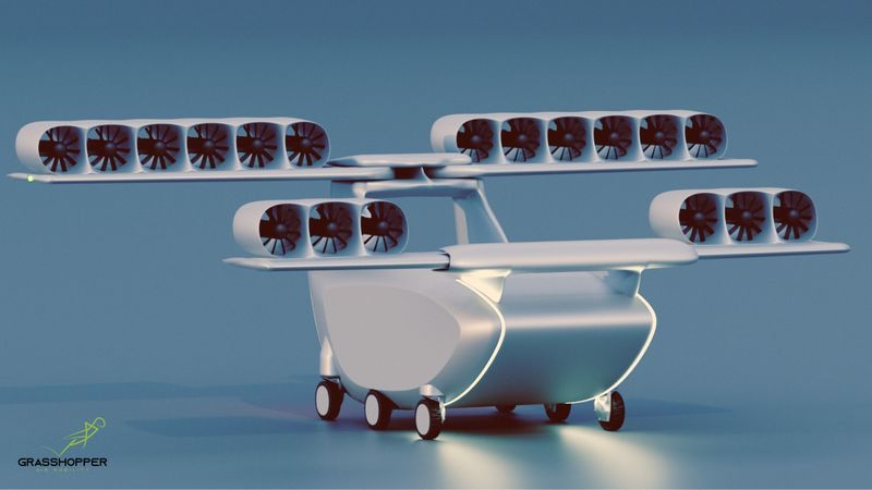 (Bild: GGrasshopper Air Mobility)