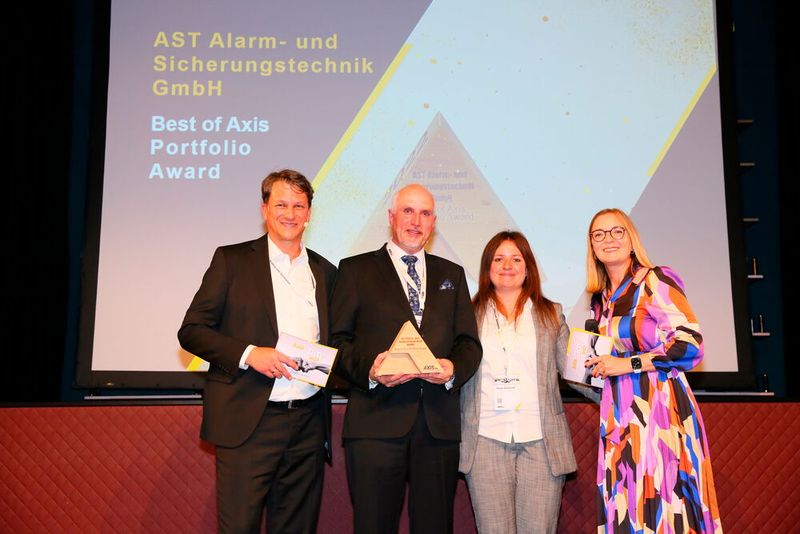 AST Alarm- und Sicherungstechnik ist Preisträger des Awards „Best of Axis Portfolio“. (Bild: Axis)