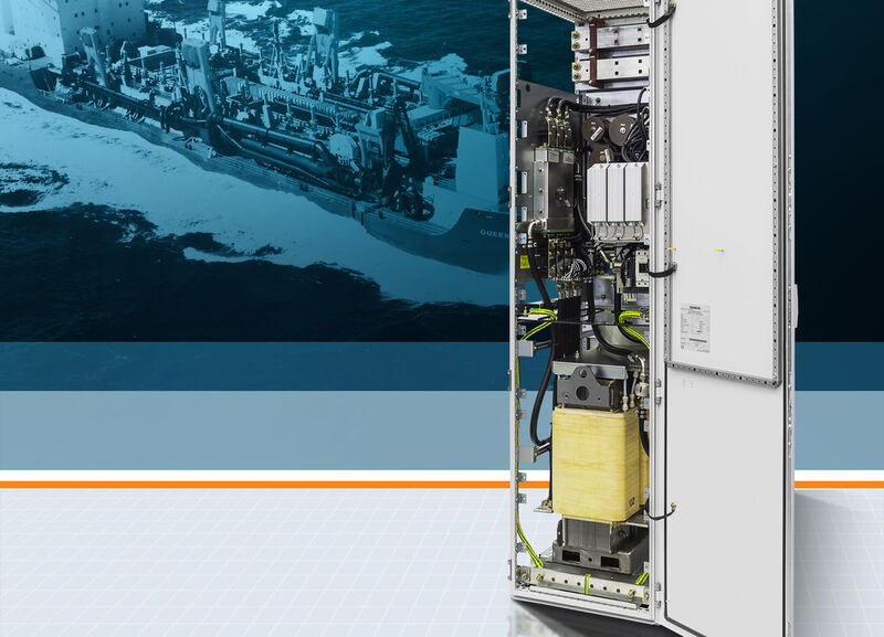 Die Siemens-Division Drive Technologies bietet im Rahmen der Niederspannungsumrichter Sinamics S120 erstmals flüssigkeitsgekühlte Active Interface Module (AIM). (Bild: Siemens)