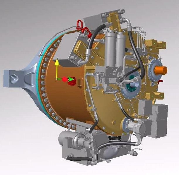 3-D-Modell des Schmier- und Filtrationssystems. (Bild: Parker Hannifin)