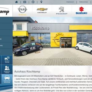 Die Homepage – vorbildliche Seitenstruktur.(Bild:  Richter)