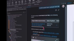 Direkt integriert: Der Eplan Copilot unterstützt Anwender der neuen Version zum Beispiel mit schnellen projektübergreifenden Artikelrecherchen oder konkreten Handlungsempfehlungen.  (Bild: Eplan)