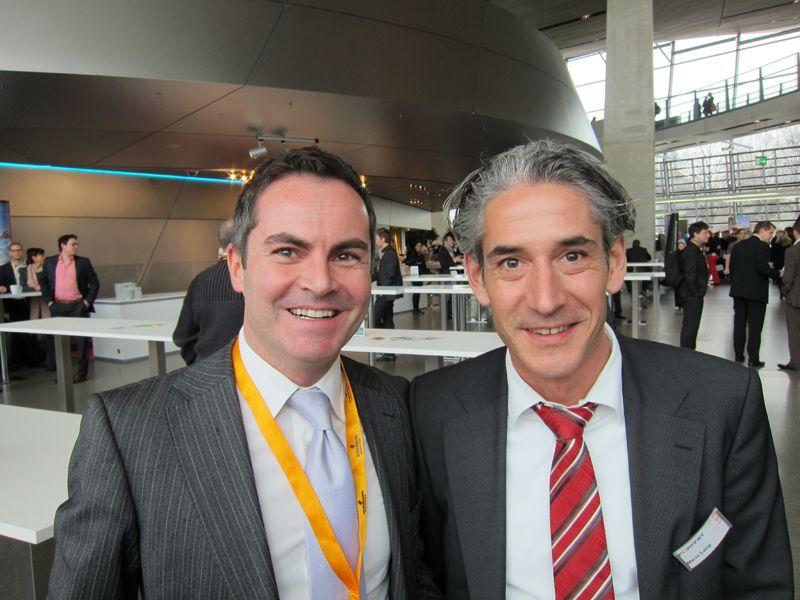 v. l. Robert Schöppl, Aera, und Mario Lang, Fortinet (IT-BUSINESS)