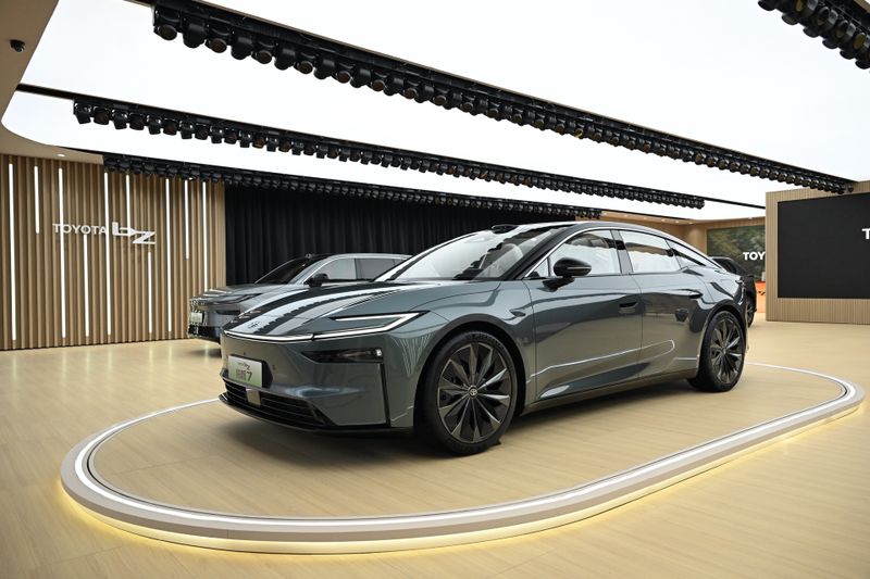 Toyota is now developing its models (pictured bZ7) for the Chinese market—like VW—in China. However, unlike Volkswagen, the Japanese are matching the aggressive prices of the competition.(Image: Toyota)